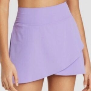 JoyLab Purple High Rise Athletic Skort XS Built In Shorts Tennis Golf Athleisure